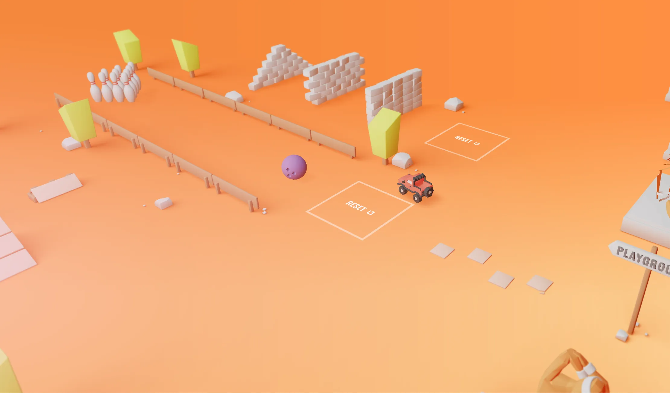 A screenshot of Bruno's 3d website